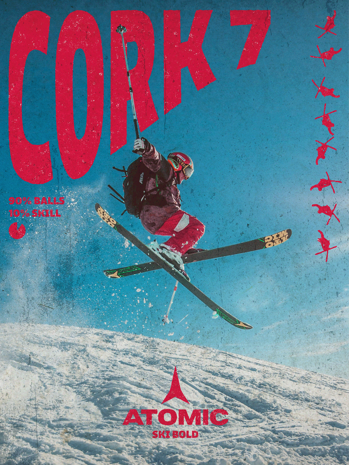 Atomic Ski Poster Version 2
